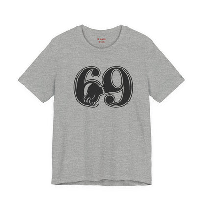69 Retro Swirl Number Tee