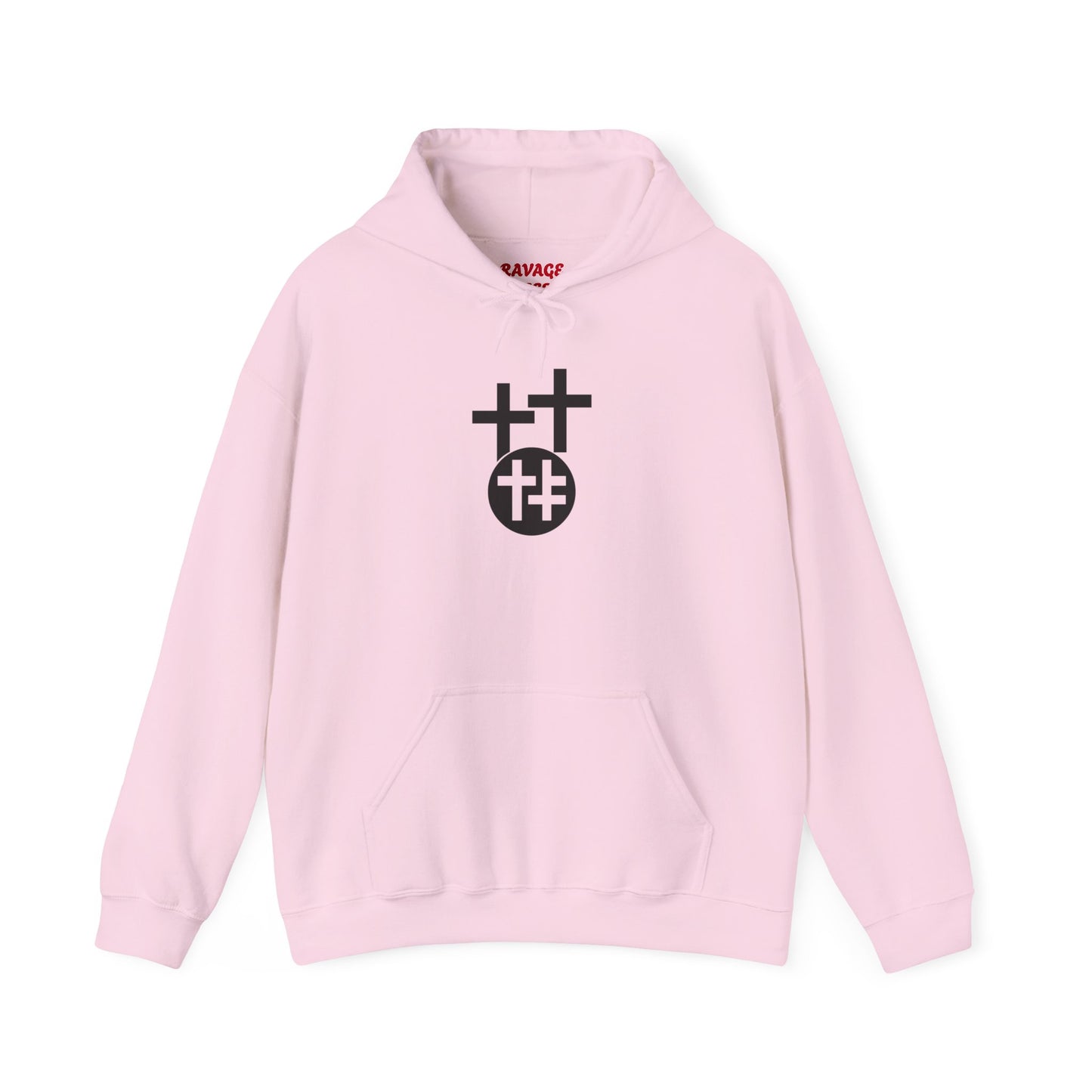 Calvary Cross Unisex Hoodie – Faith-Based Apparel, Christian Symbol Tee, Everyday Casual Wear, Inspirational Gift
