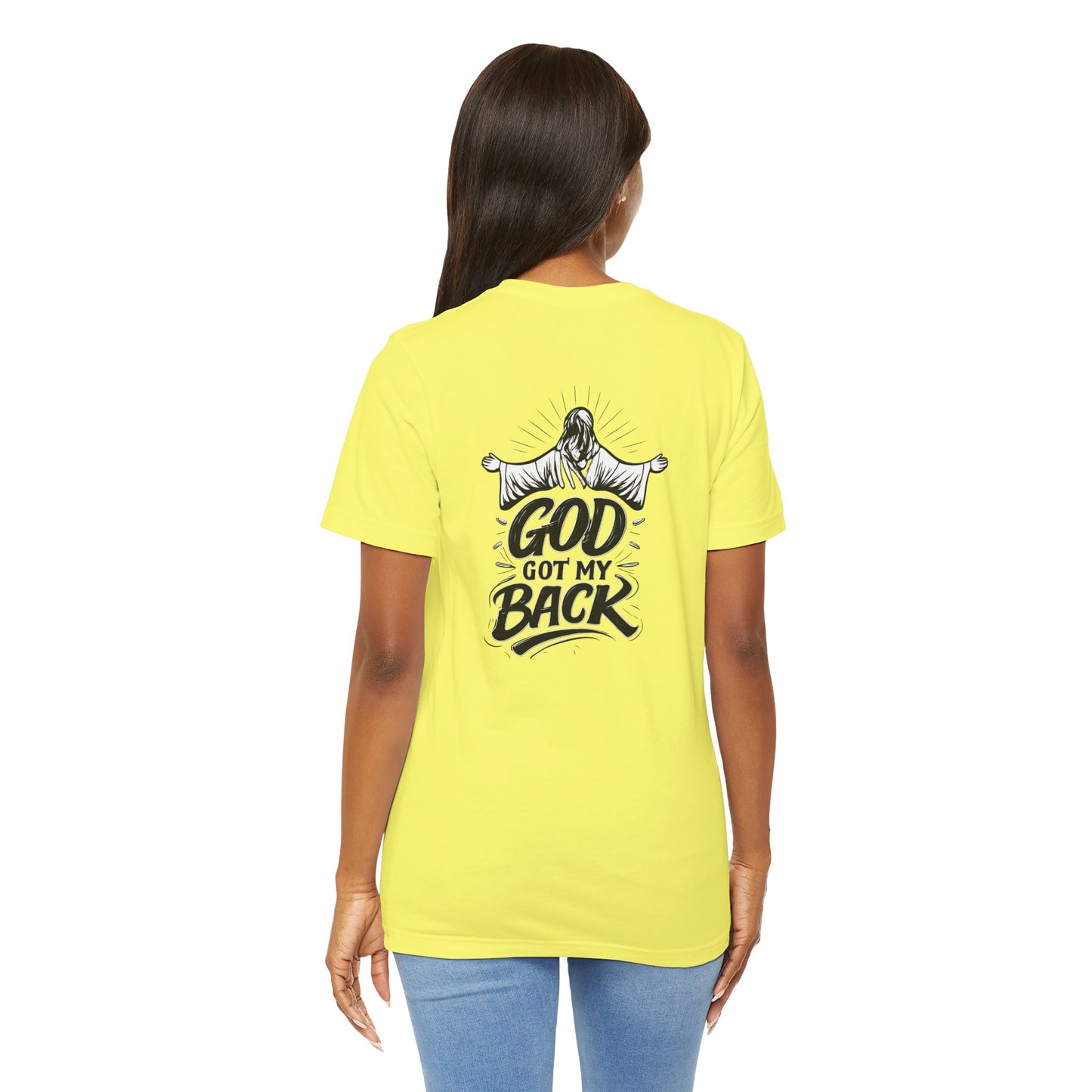 Faith Graphic Tee — 'God Got My Back' Christian T-Shirt