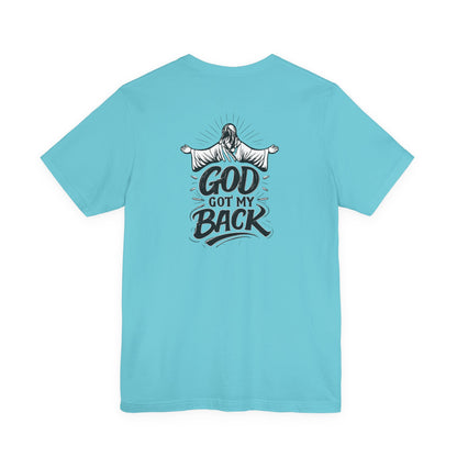 Faith Graphic Tee — 'God Got My Back' Christian T-Shirt