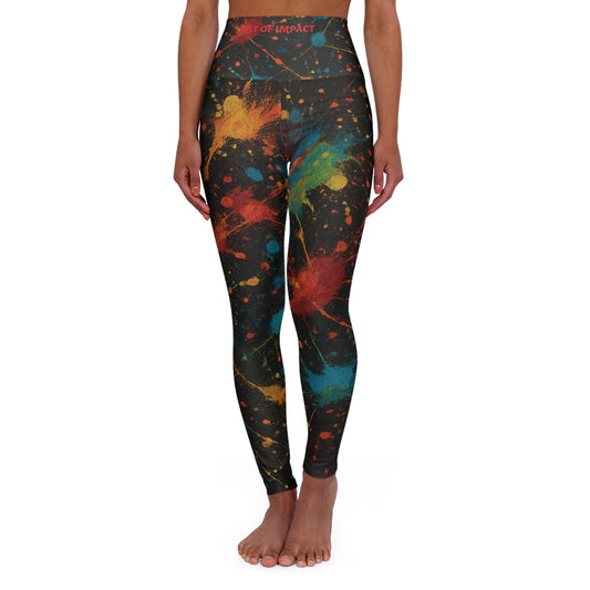 Art of Impact - Colorful High Waisted Yoga Leggings,