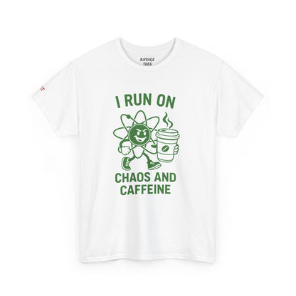 Caffeine Chaos Tee - Fun Unisex Shirt for Coffee Lovers