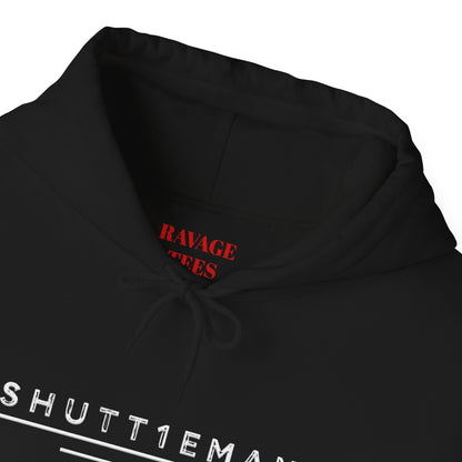 Shutt1eman Est. 2001 Hoodie — Minimal Vintage Logo Pullover