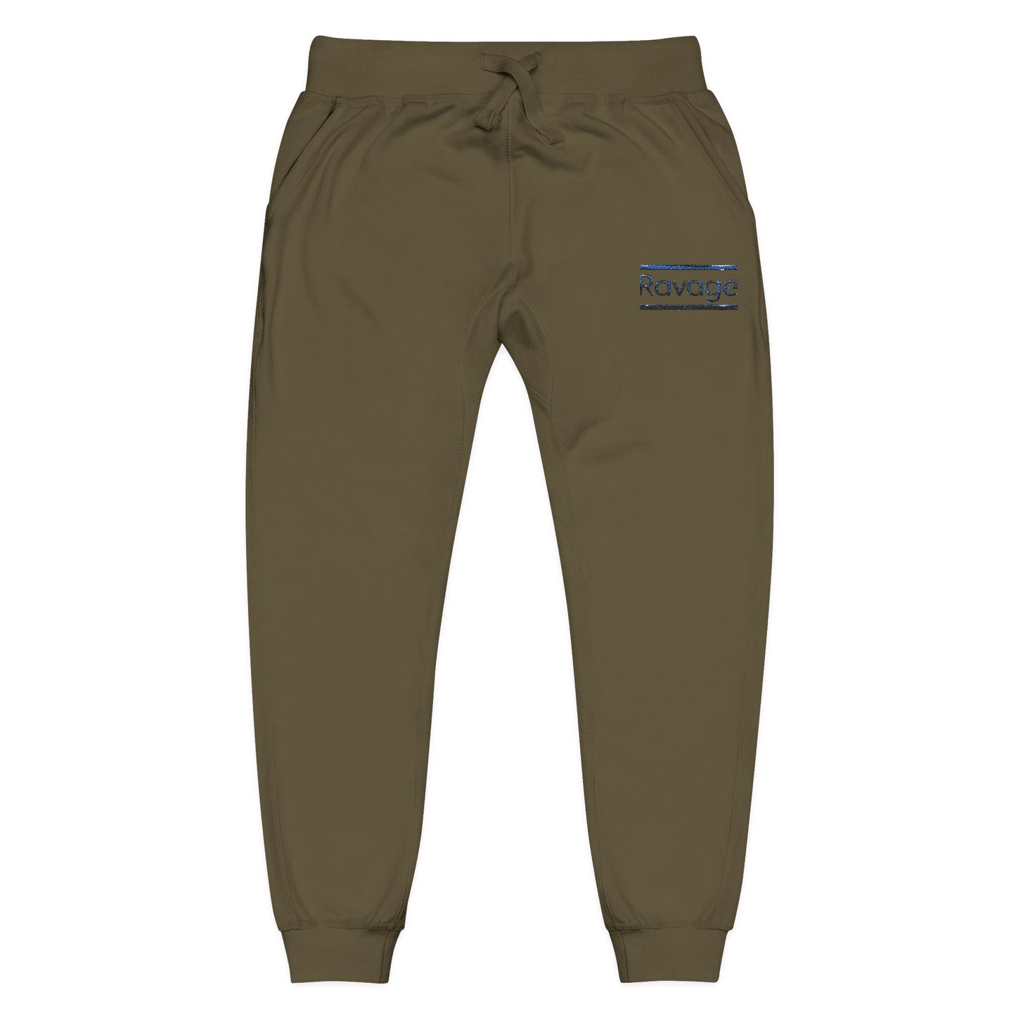 Ravage Embroidered Fleece Sweatpants — Cozy Joggers