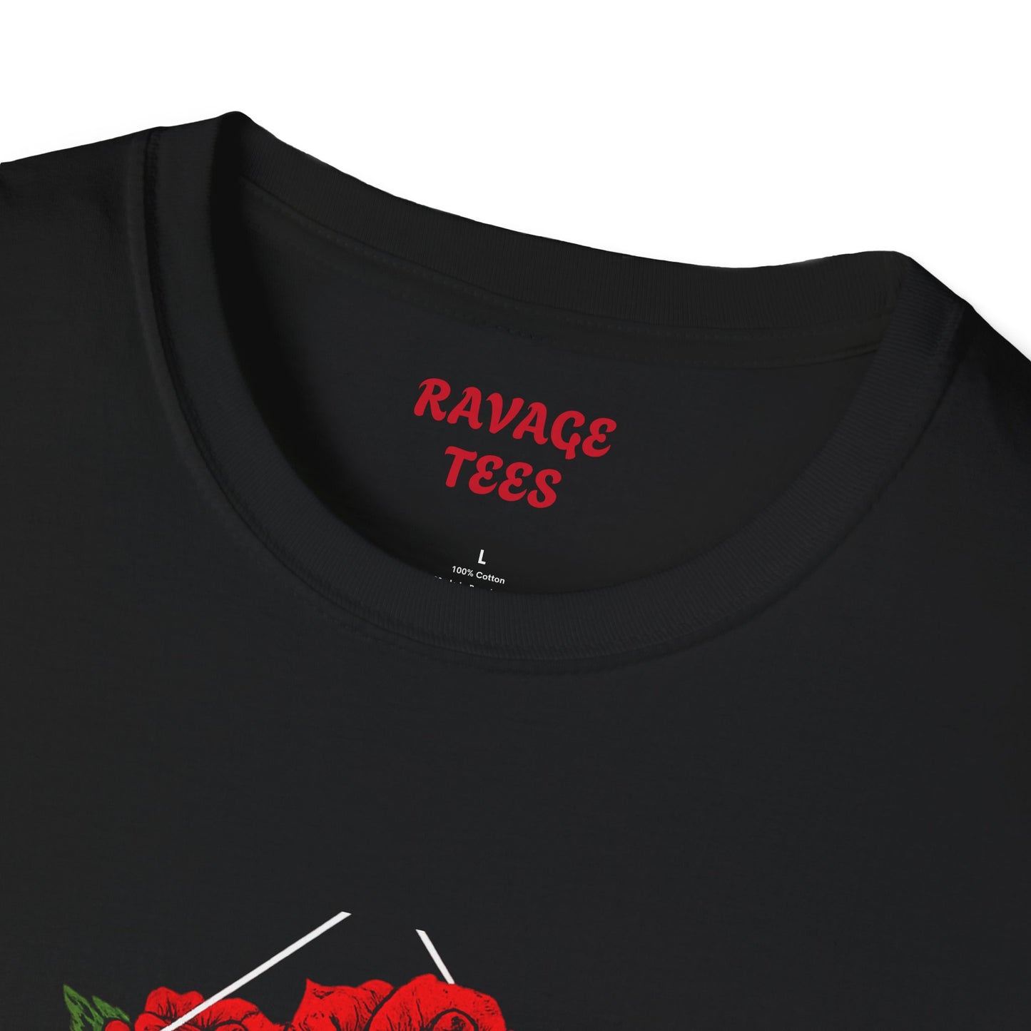 Romantic Floral Love Tee, Unisex Rose T-Shirt