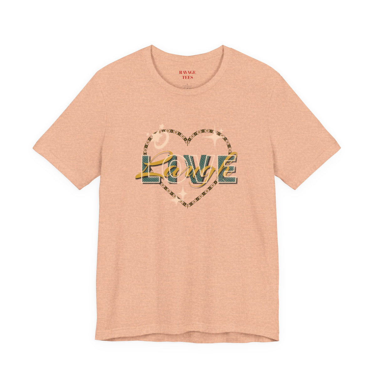 Liv Laugh Love Heart Graphic Tee