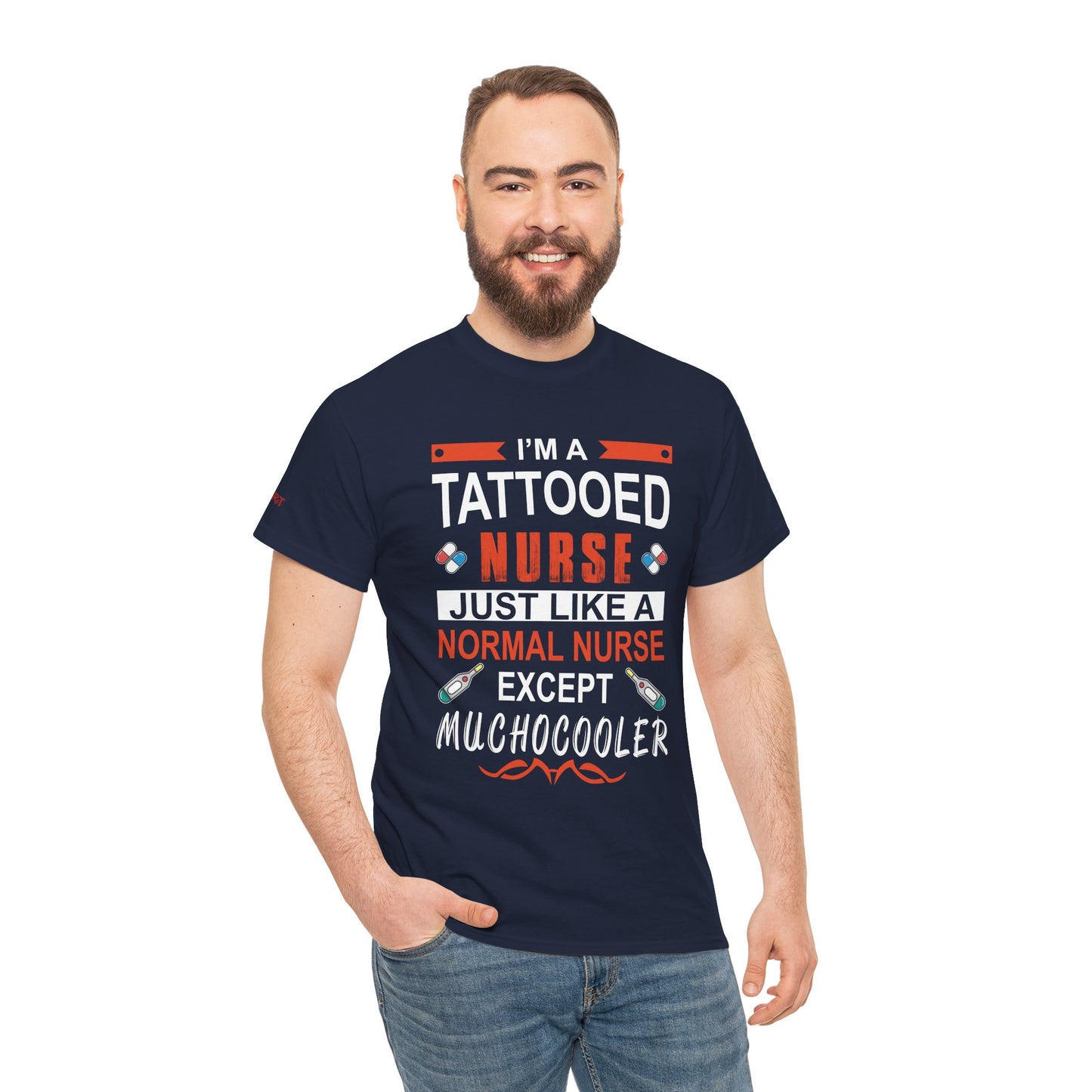 Tattooed Nurse Tee - Unisex Cotton Shirt for Nurse Appreciation, Medical Humor Tee, Fun [...]