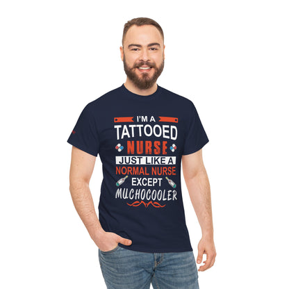 Tattooed Nurse Tee - Unisex Cotton Shirt for Nurse Appreciation, Medical Humor Tee, Fun [...]