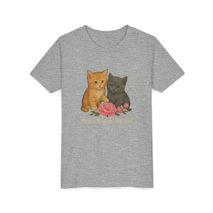 Adorable Kitten Youth Tee - Cute Cat Tee for Kids