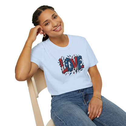 Soft Unisex Freedom & Love Graphic Tee | Gift & Daily Wear