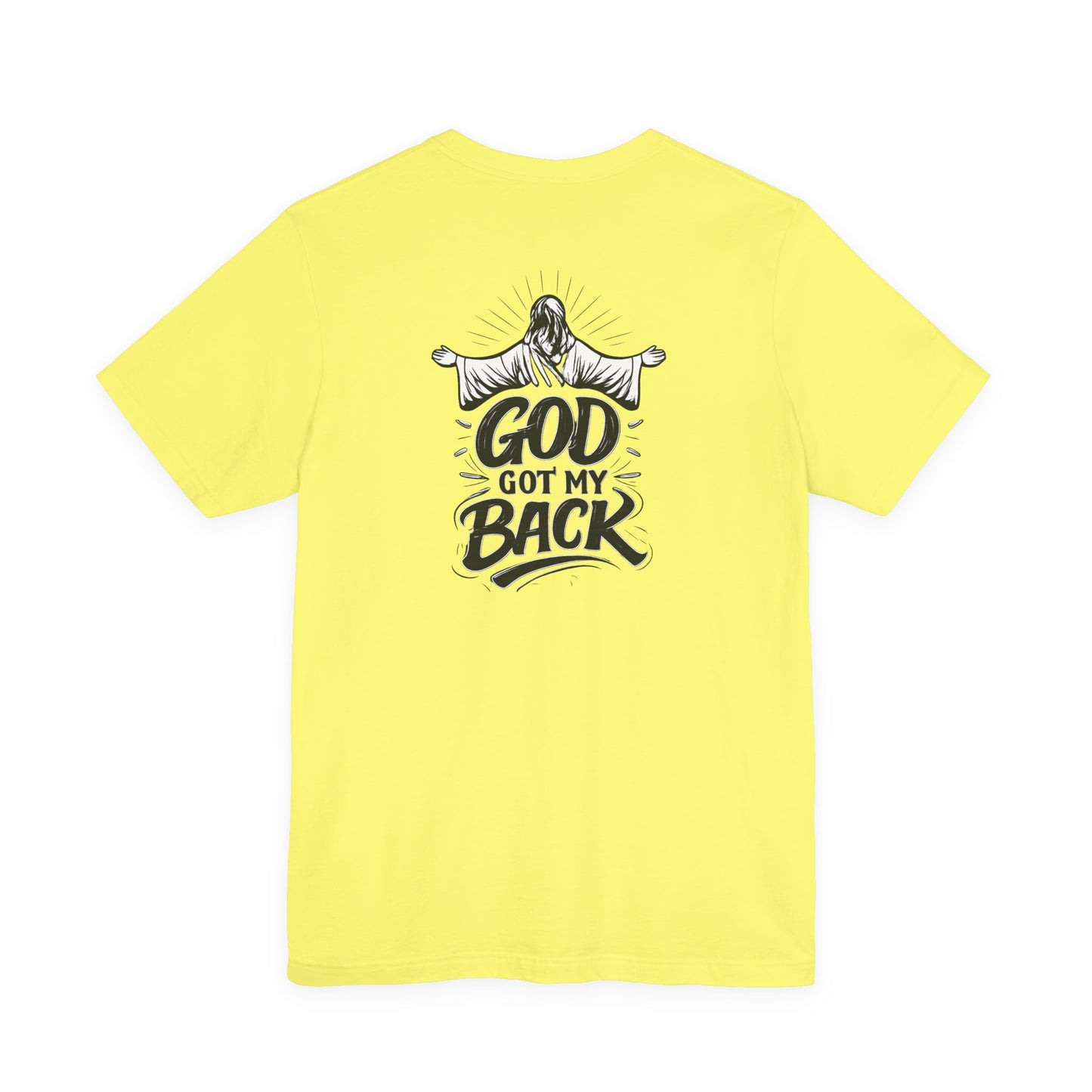 Faith Graphic Tee — 'God Got My Back' Christian T-Shirt