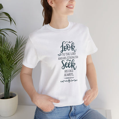 Seek His Guidance Tee: Inspirational Faith Quote Unisex T-Shirt