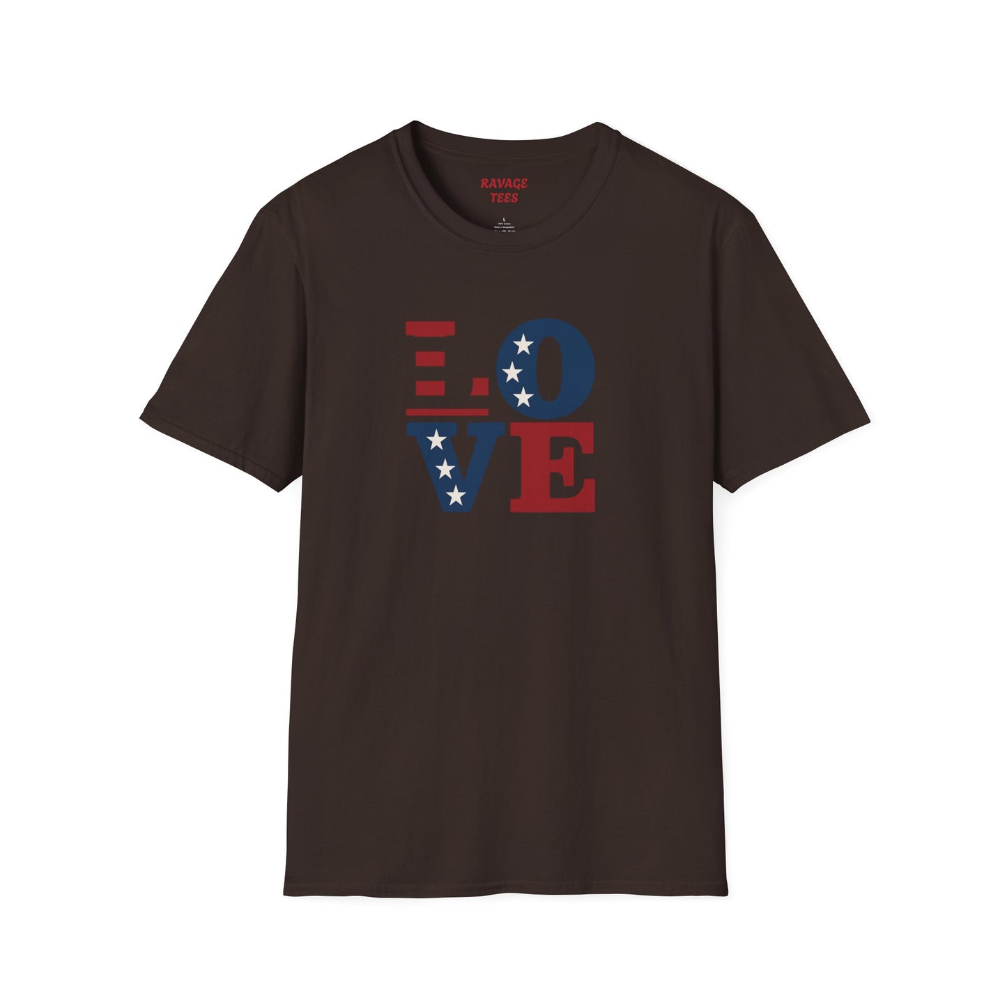 "Freedom & Love" Tee: Unisex 4th of July Graphic Shirt Gift