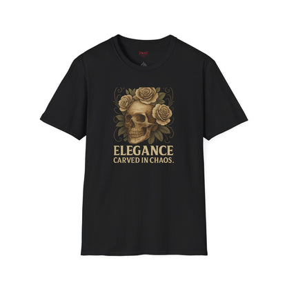 "Elegance Carved in Chaos" Graphic Unisex T-Shirt-Cozy Street Wear