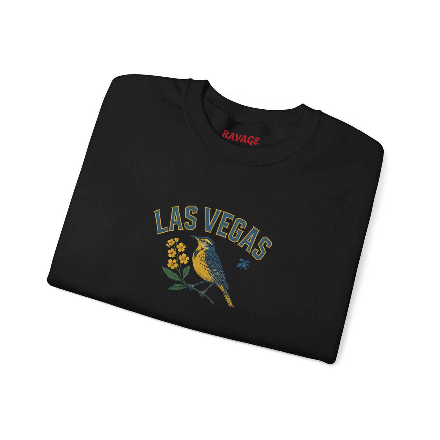 RAVAGE Las Vegas Vibe Unisex Crewneck Sweatshirt-Cozy Street wear