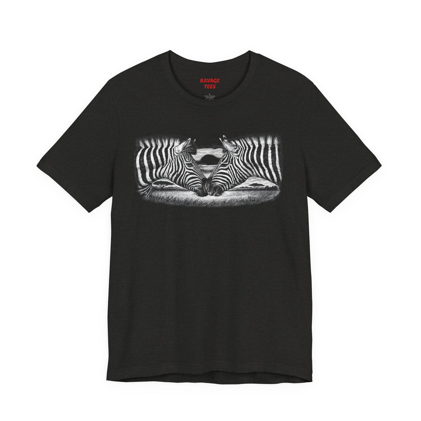 Zebra Heart Tee