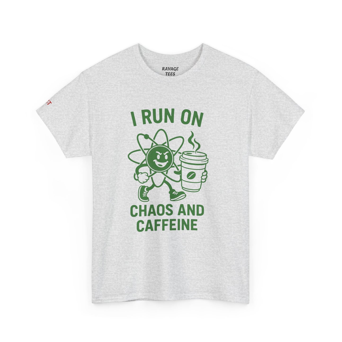 Caffeine Chaos Tee - Fun Unisex Shirt for Coffee Lovers, Casual Wear, Gift for Coffee Enthusiasts, Trendy Graphic T-Shirt, Everyday Style