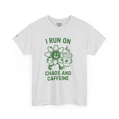 Caffeine Chaos Tee - Fun Unisex Shirt for Coffee Lovers, Casual Wear, Gift for Coffee Enthusiasts, Trendy Graphic T-Shirt, Everyday Style