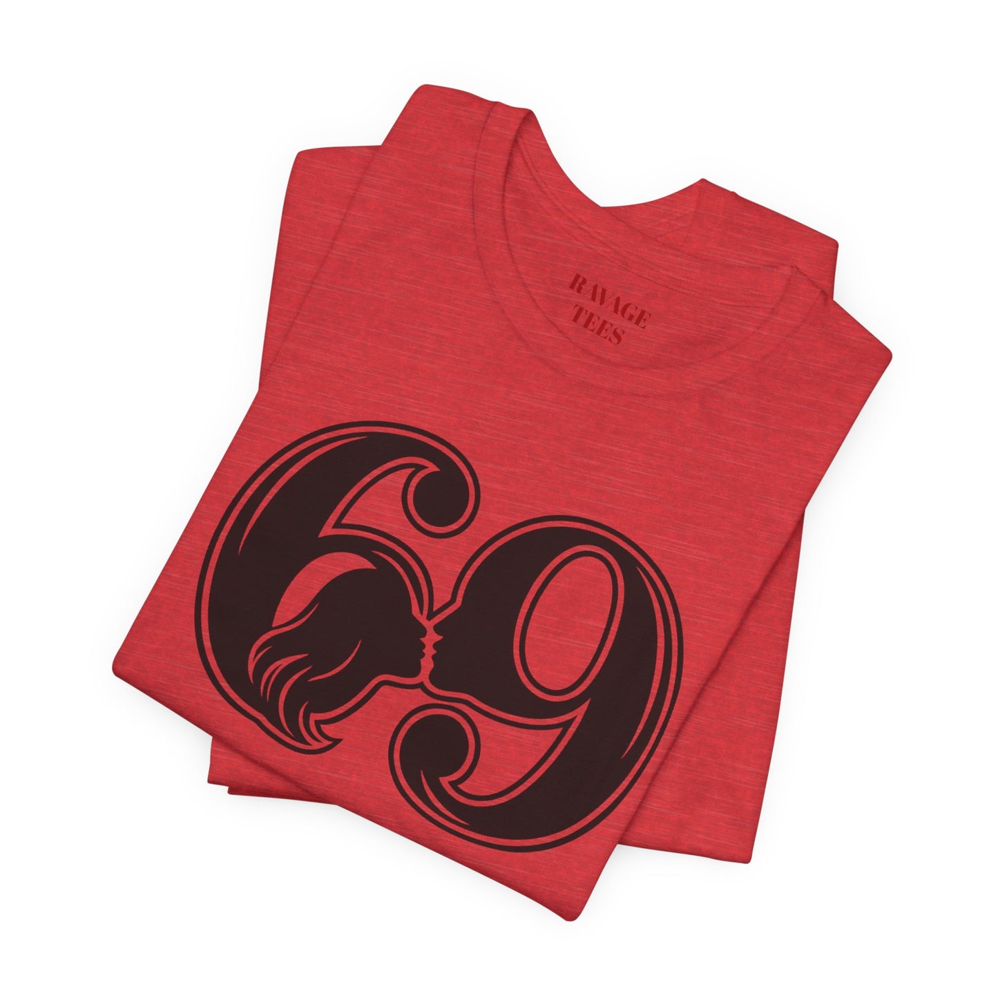 69 Retro Swirl Number Tee