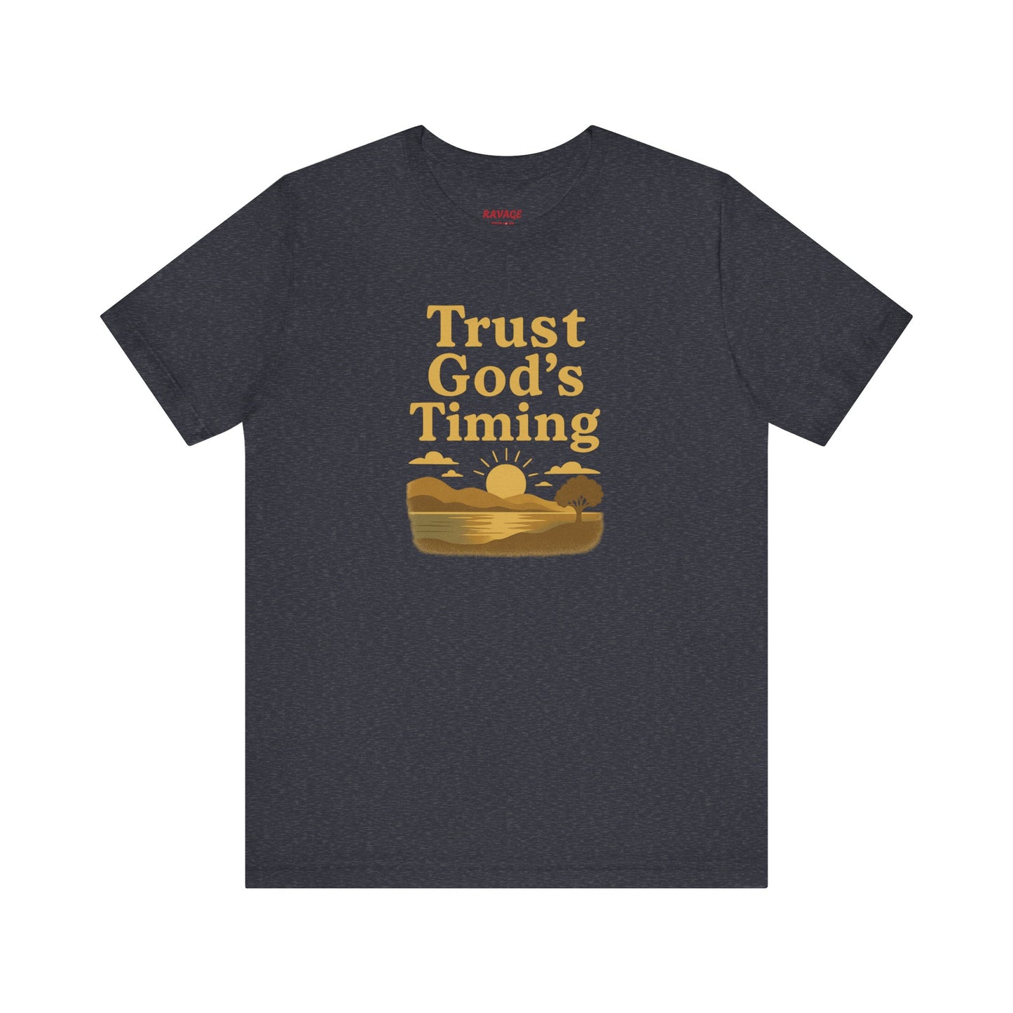 Unisex Inspirational Tee - Trust God's Timing, Relaxed Fit T-Shirt, Motivational Shirt for Everyday Wear, Plus Size Available, Gifts [...]