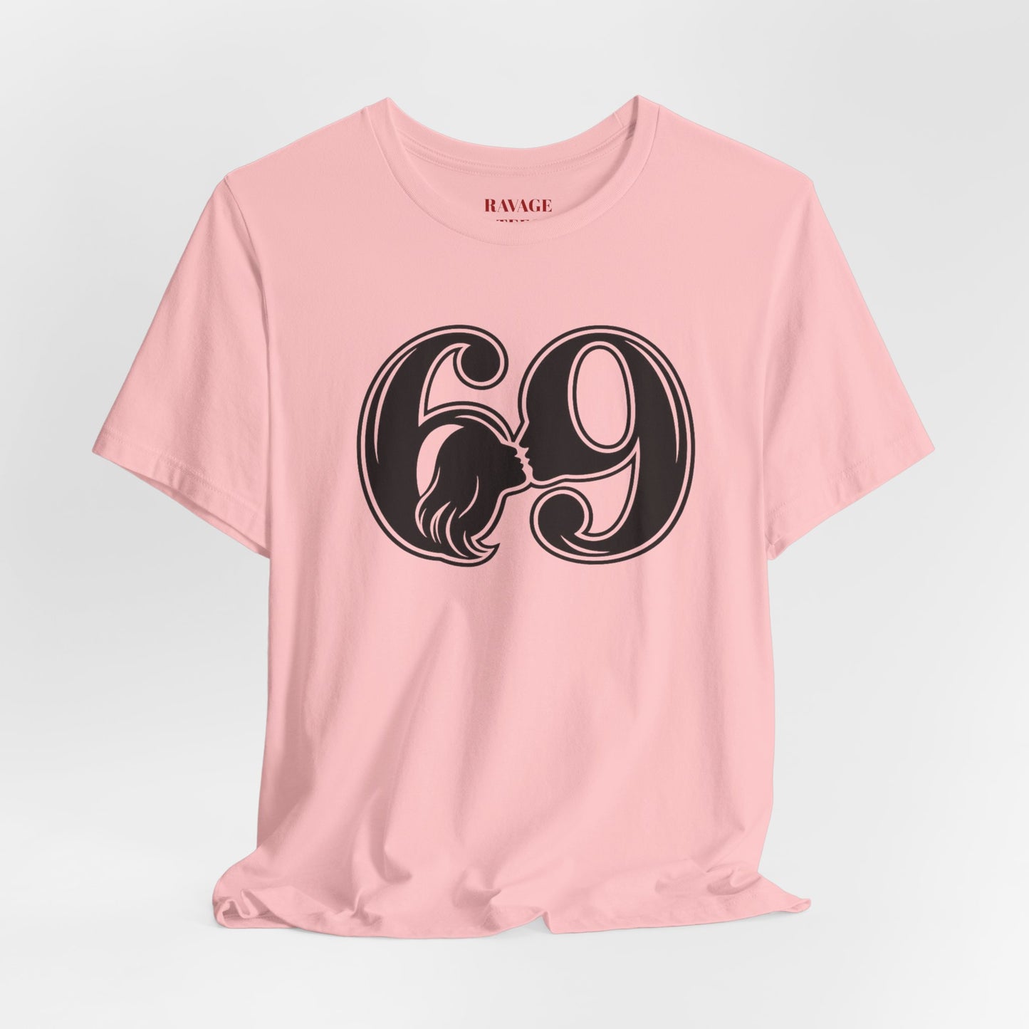 69 Retro Swirl Number Tee