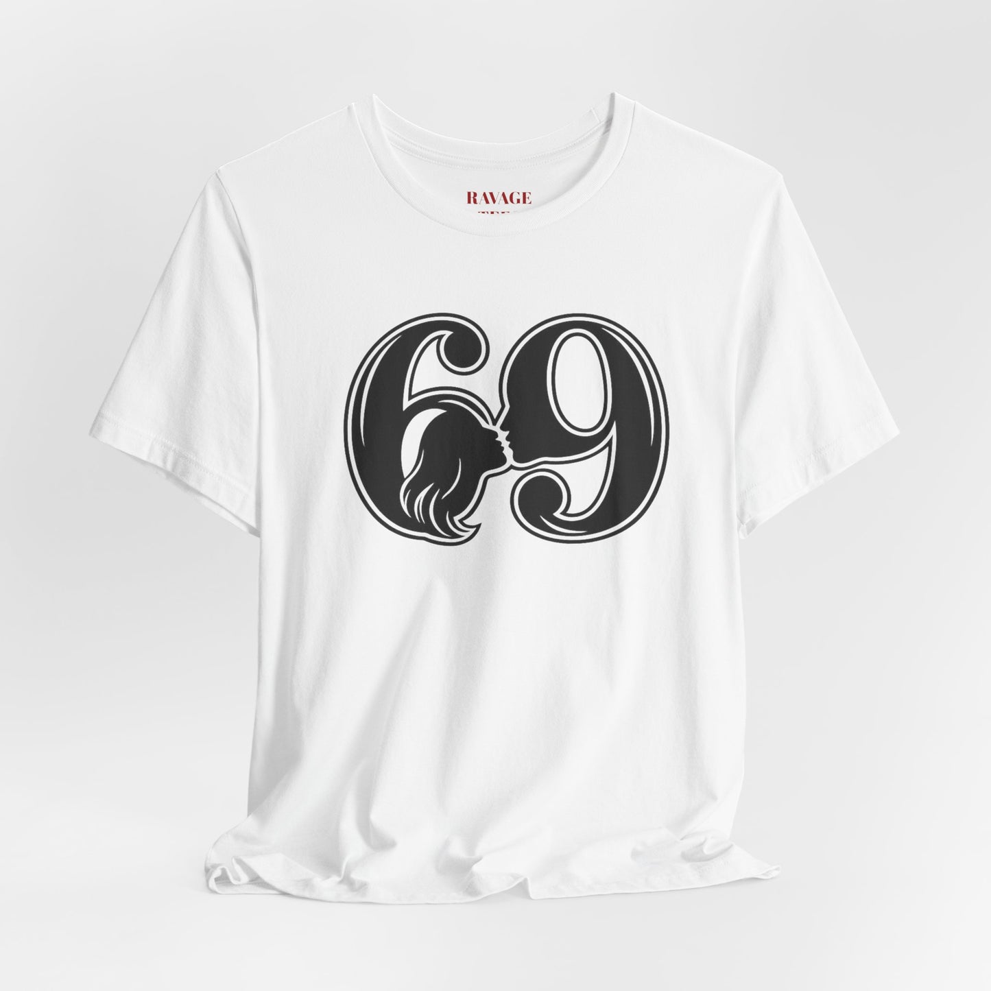 69 Retro Swirl Number Tee