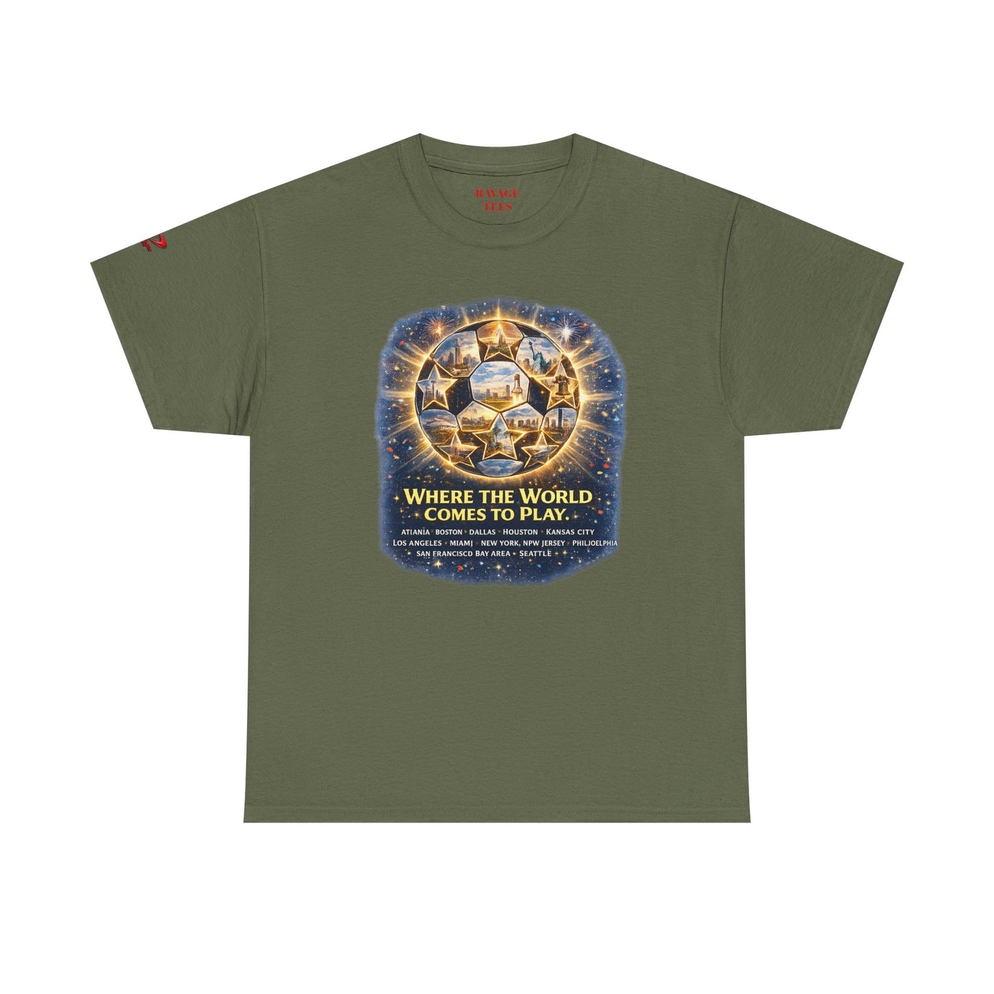 World Cup 2022 T-Shirt — "Where the World Comes to Play"