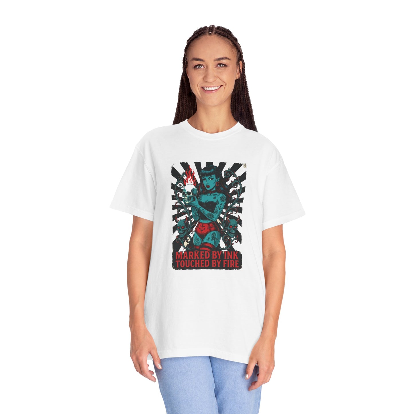 Mark By Ink Touch By Fire-Bold Graphic Tee