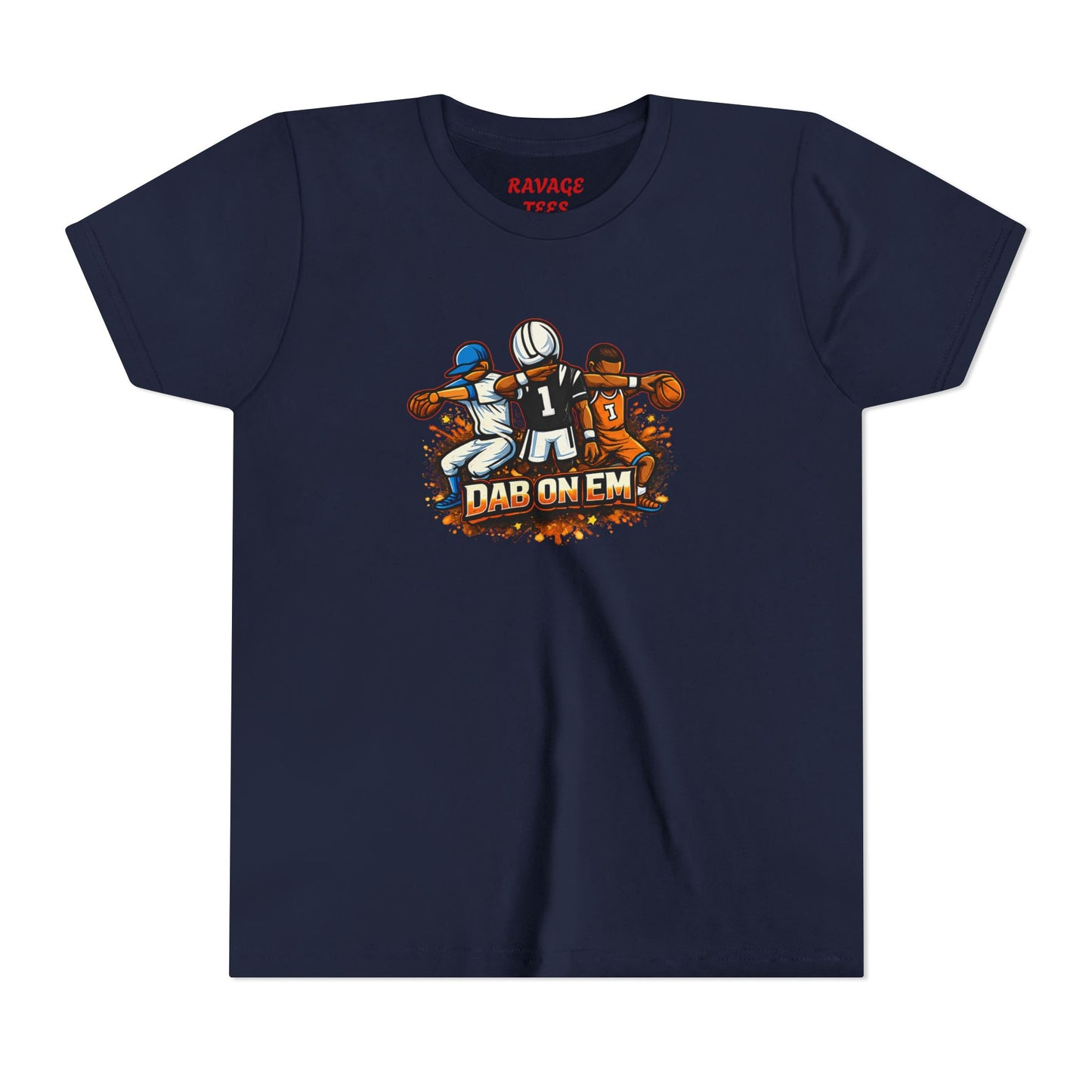 Youth Football Tee - 'Dab On Em' Kids Sports T-Shirt