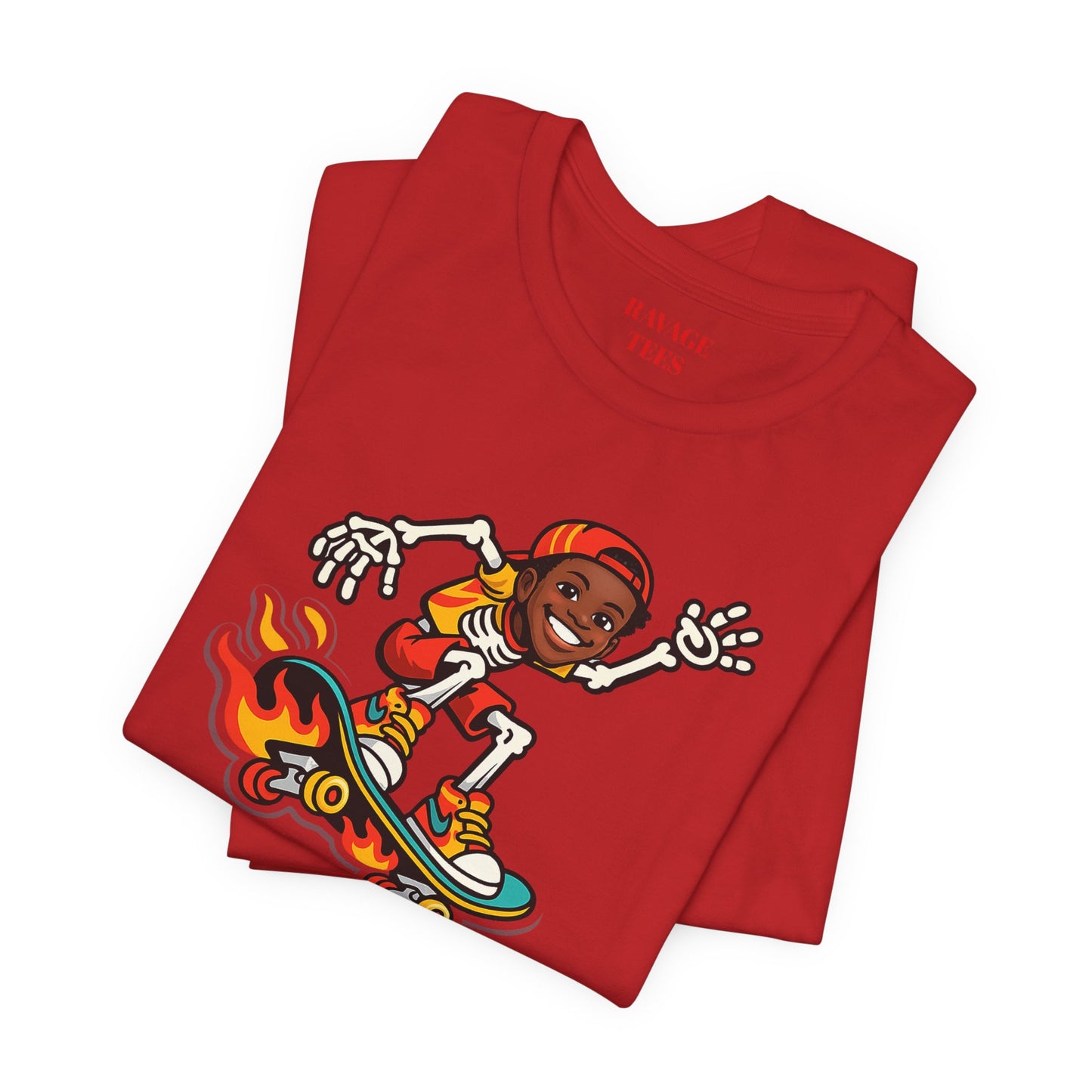 Skateboard Skeleton Tee