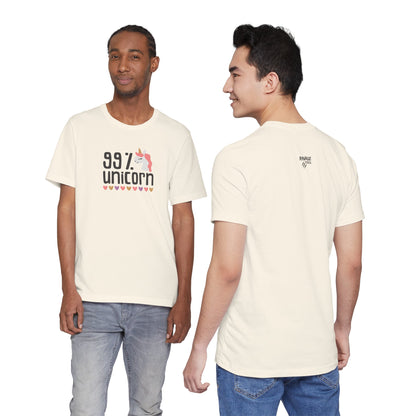 99% Unicorn Tee: Funny, Whimsical Graphic T-Shirt for All Ages