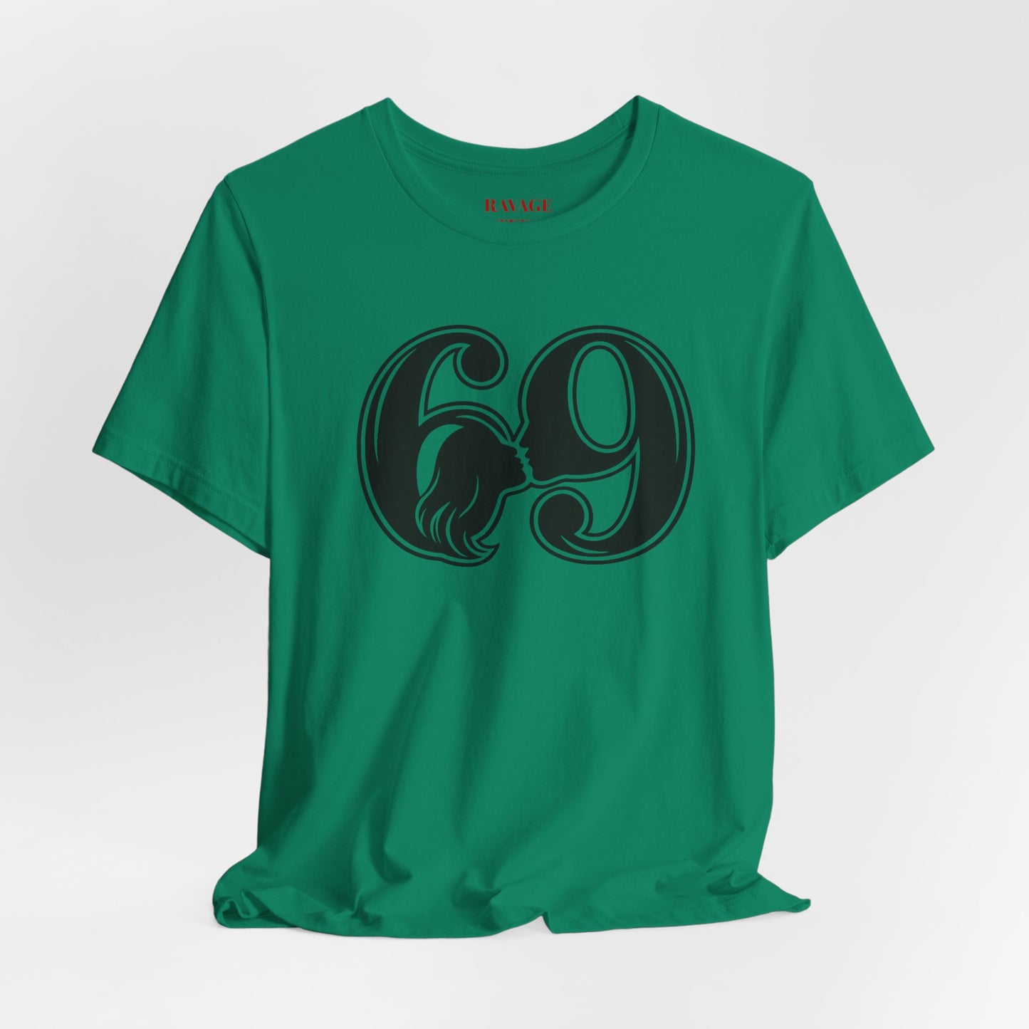 69 Retro Swirl Number Tee