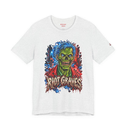 Riot Graves Skull Graphic Tee