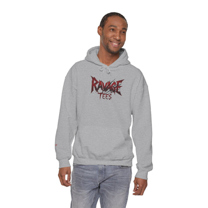 Black Tiger & Rose Graphic Hoodie