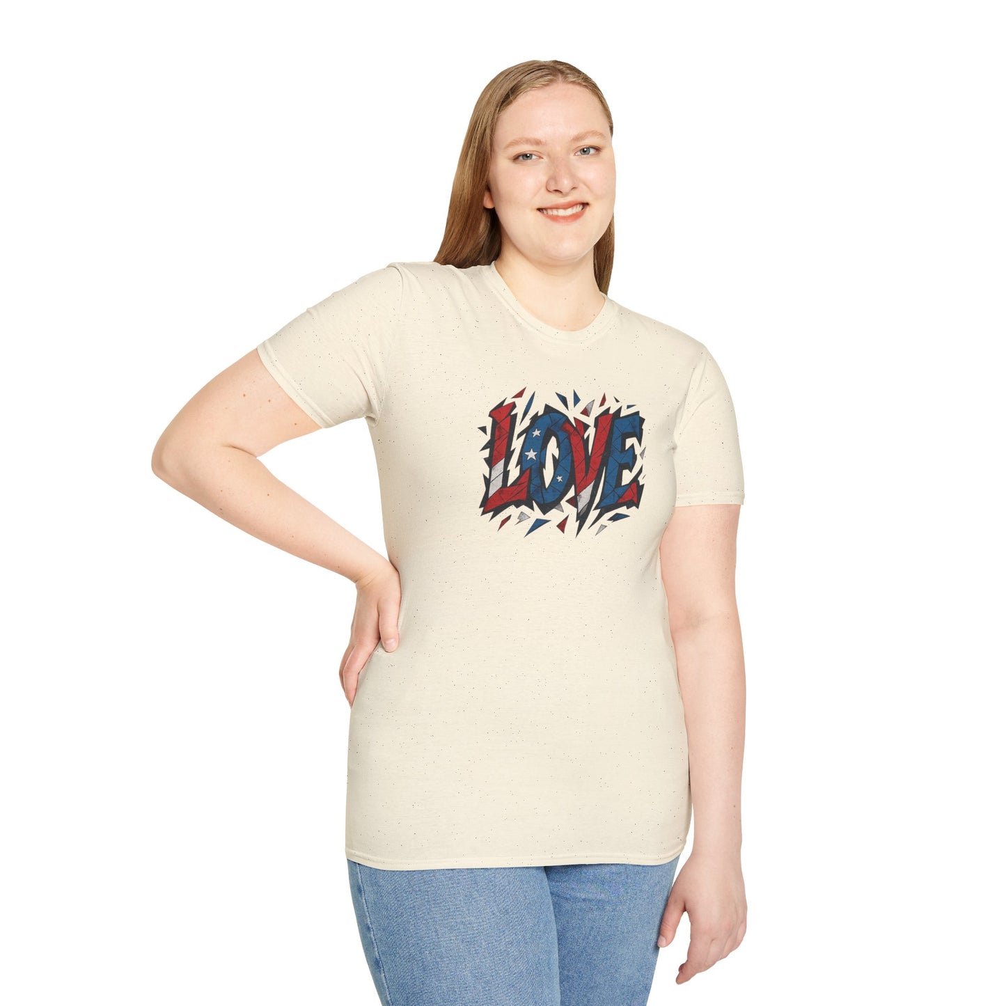 Soft Unisex Freedom & Love Graphic Tee | Gift & Daily Wear