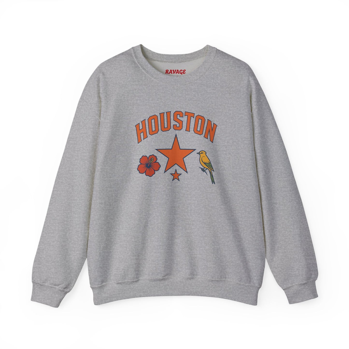RAVAGE Houston(H-Town) Vibe Unisex Crewneck Sweatshirt