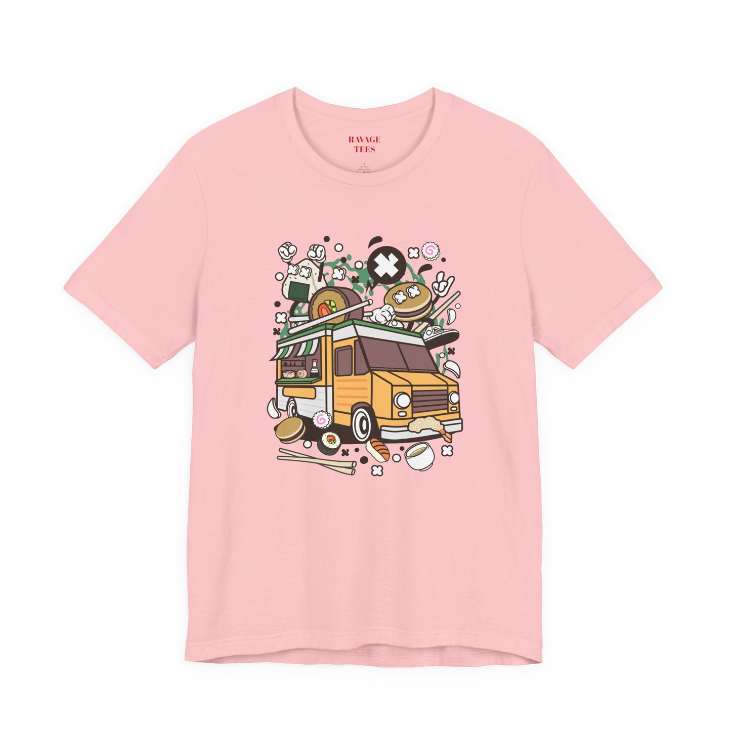 Cute Vintage Street Food Van Tee