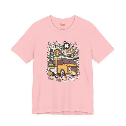 Cute Vintage Street Food Van Tee