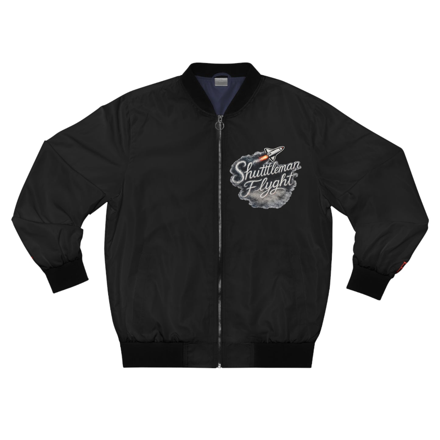Shuttleman of Flight' Rocket Graphic Men's Bomber
