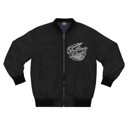 Shuttleman of Flight' Rocket Graphic Men's Bomber