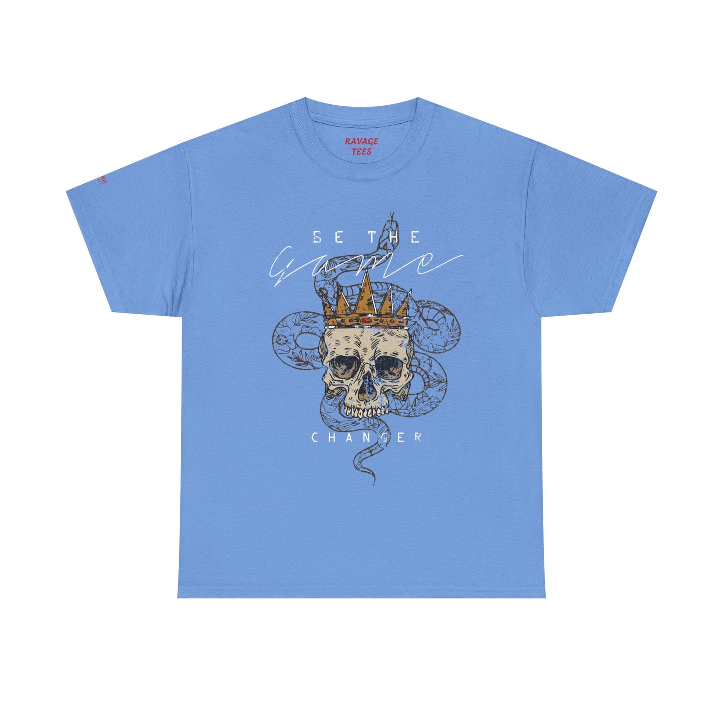 Be The Game Changer. Stylish Skull Graphic Tee for Casual Wear