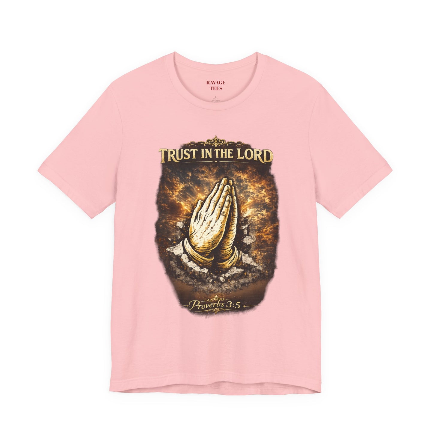 Trust in the Lord Praying Hands Tee (Proverbs 3:5)