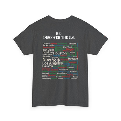 Re-Discover the U.S. Urban Cityscape Tee - Unisex Heavy Cotton Tee