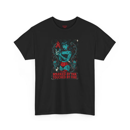 MARK BY INK, TOUCHED BY FIRE Tee
