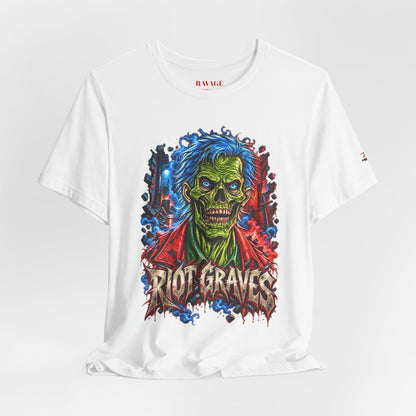 Riot Graves Skull Graphic Tee