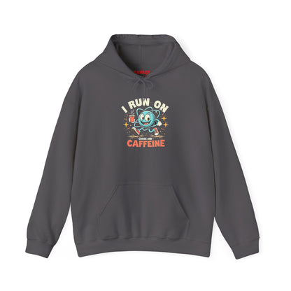 Caffeine Lover's Cozy Hoodie - Unisex Heavy Blend, Gifts for Coffee Enthusiasts, Comfy Sweater for All Occasions, Cute, Fun Design