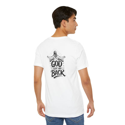 Faith Graphic Tee — 'God Got My Back' Christian T-Shirt