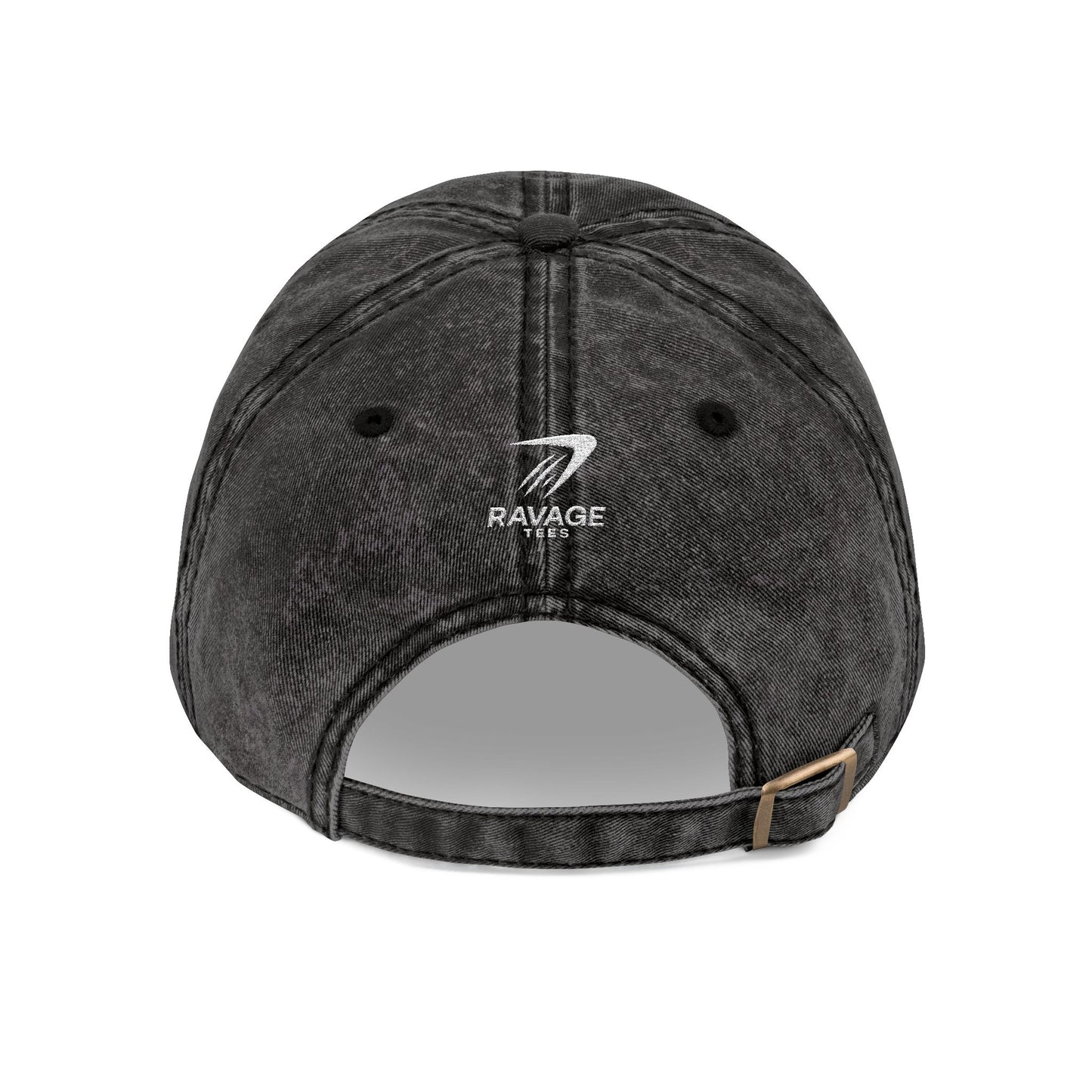 Vintage Embroidered Cap - "RAVAGE THE VIBE"