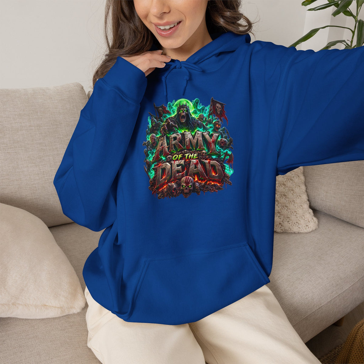 Army of the Dead Hoodie - Horror Zombie Graphic Pullover
