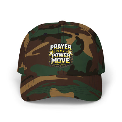 Prayer Is My Power Move Dad Cap — Christian Baseball Hat